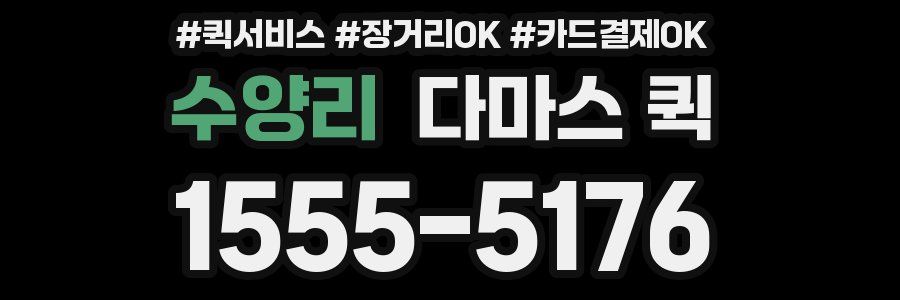 수양리 다마스 퀵