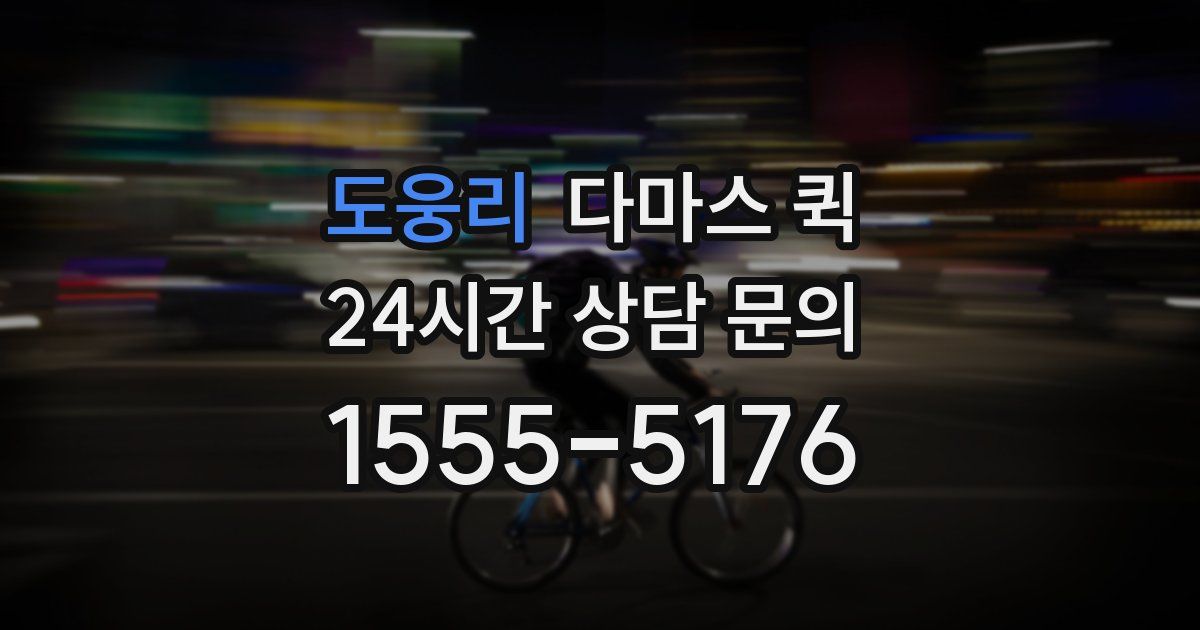 도웅리 다마스 퀵