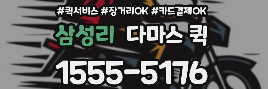 삼성리 다마스 퀵