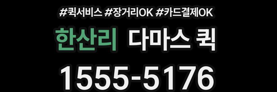 한산리 다마스 퀵