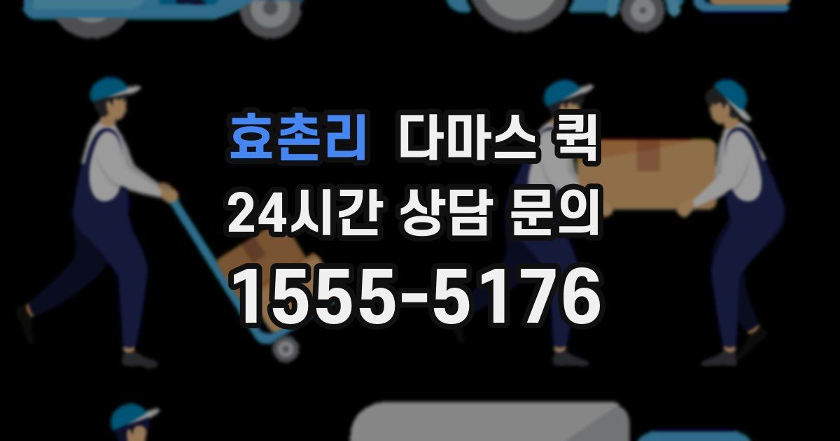 효촌리 다마스 퀵