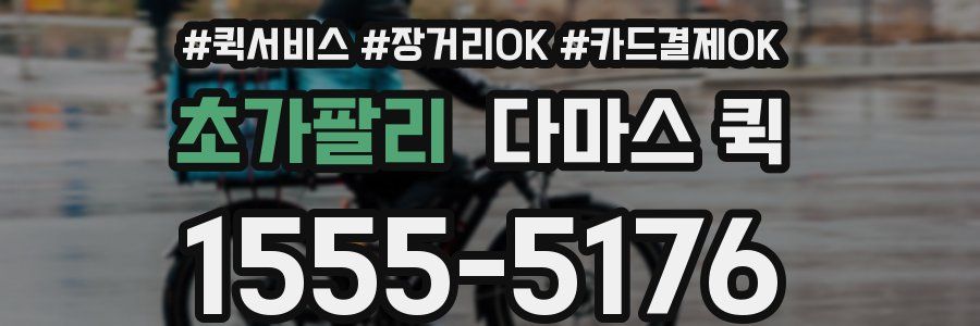 초가팔리 다마스 퀵