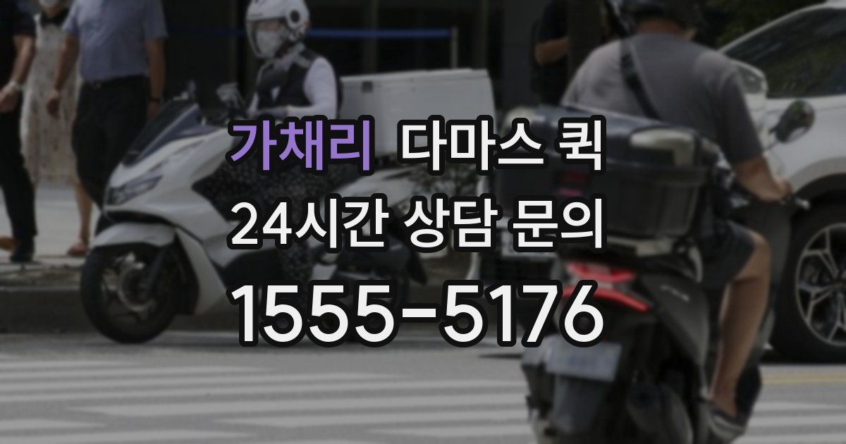 가채리 다마스 퀵