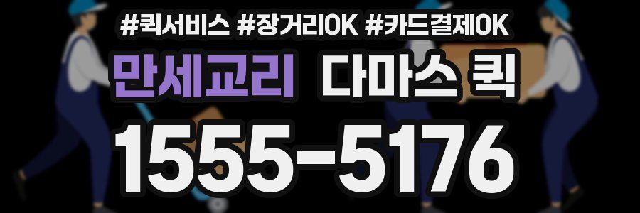 만세교리 다마스 퀵