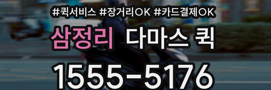 삼정리 다마스 퀵