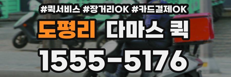 도평리 다마스 퀵