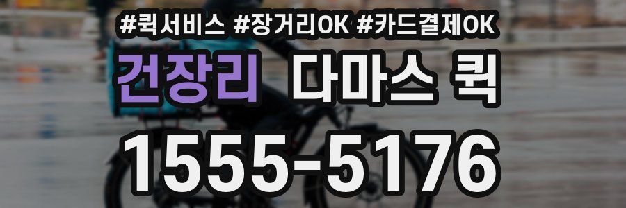 건장리 다마스 퀵