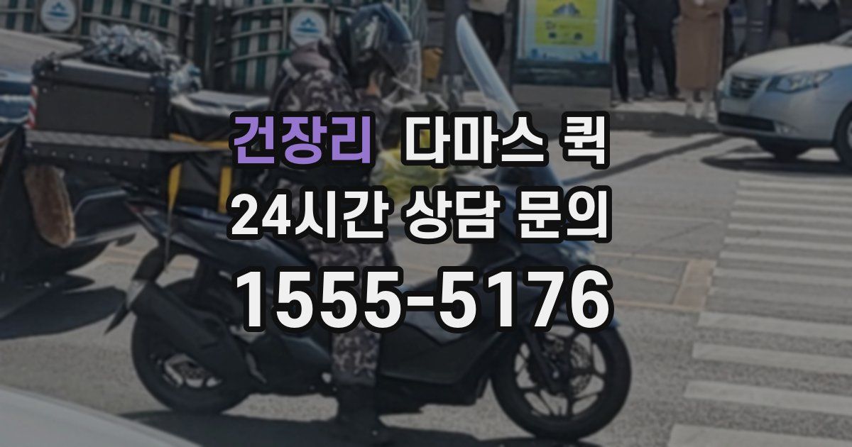 건장리 다마스 퀵