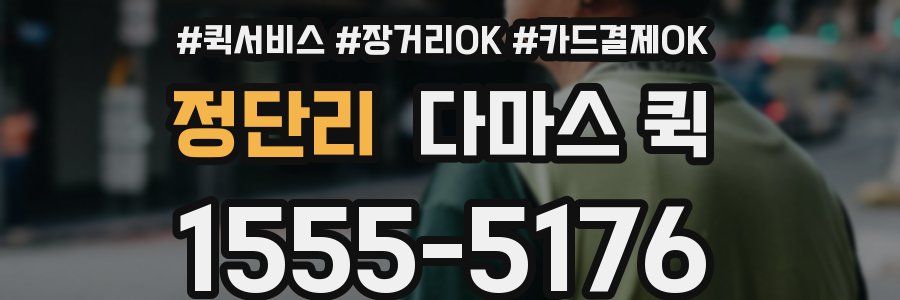 정단리 다마스 퀵