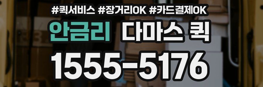 안금리 다마스 퀵