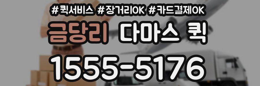 금당리 다마스 퀵