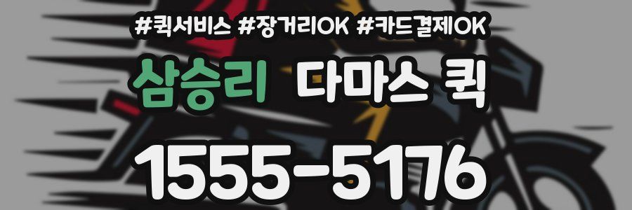 삼승리 다마스 퀵