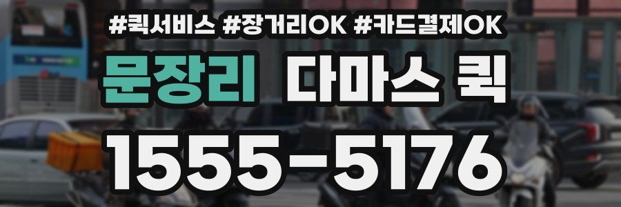 문장리 다마스 퀵