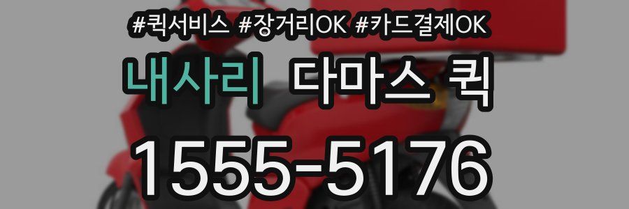 내사리 다마스 퀵