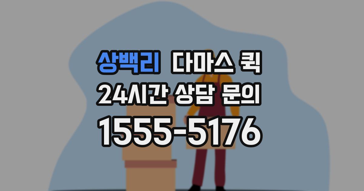 상백리 다마스 퀵