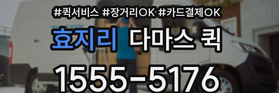 효지리 다마스 퀵