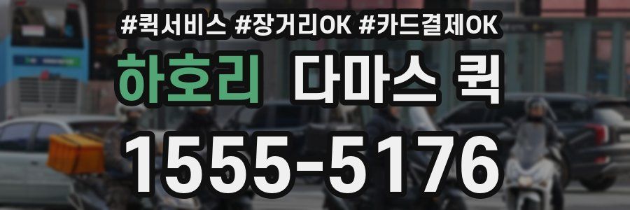 하호리 다마스 퀵