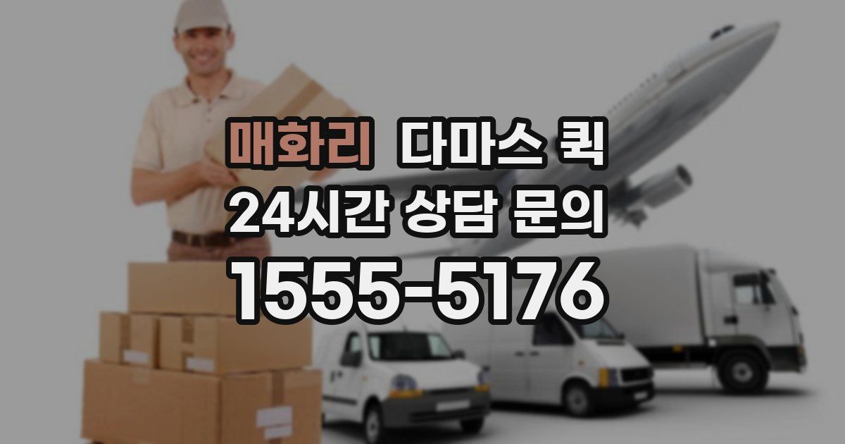 매화리 다마스 퀵