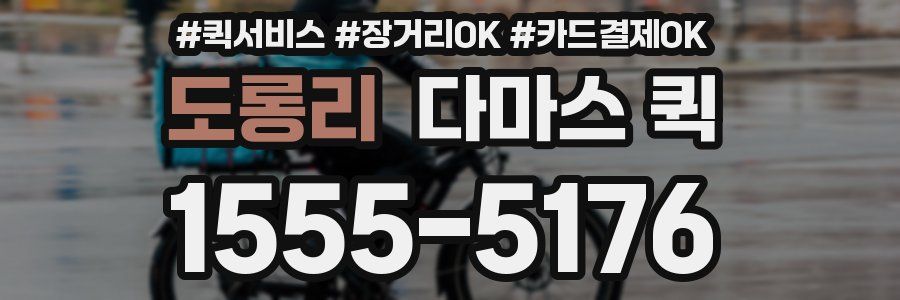 도롱리 다마스 퀵