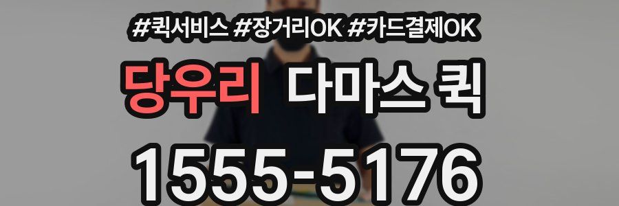 당우리 다마스 퀵