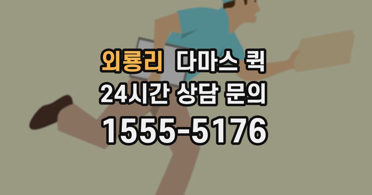 외룡리 다마스 퀵