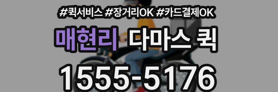 매현리 다마스 퀵