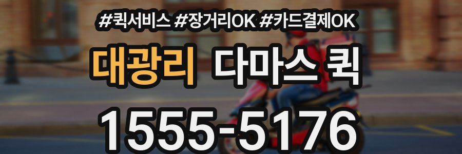 대광리 다마스 퀵