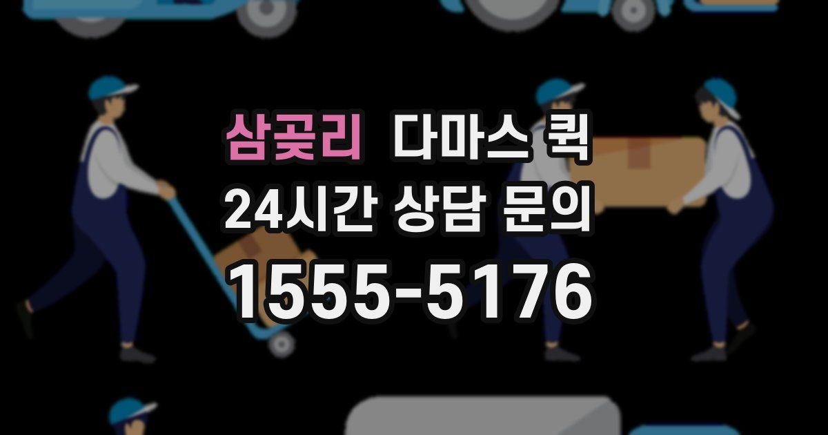 삼곶리 다마스 퀵