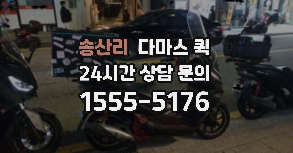 송산리 다마스 퀵