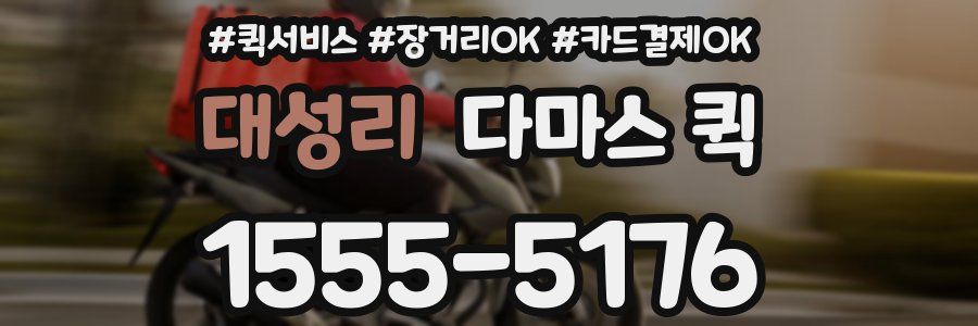 대성리 다마스 퀵