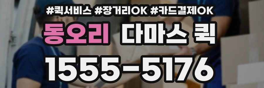 동오리 다마스 퀵