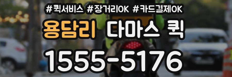 용담리 다마스 퀵