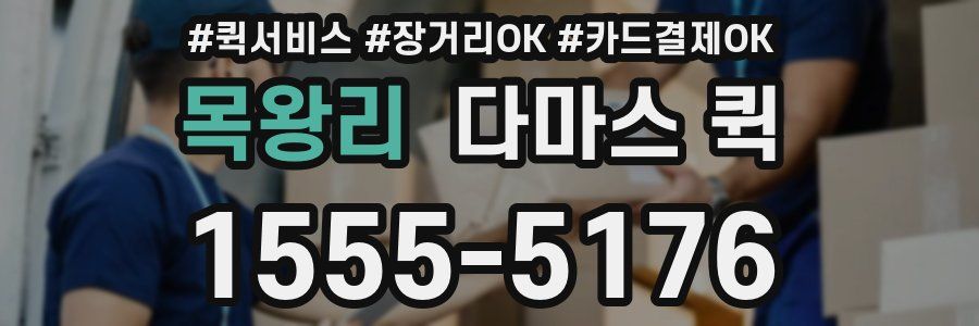 목왕리 다마스 퀵