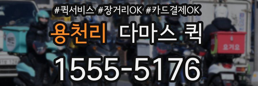 용천리 다마스 퀵