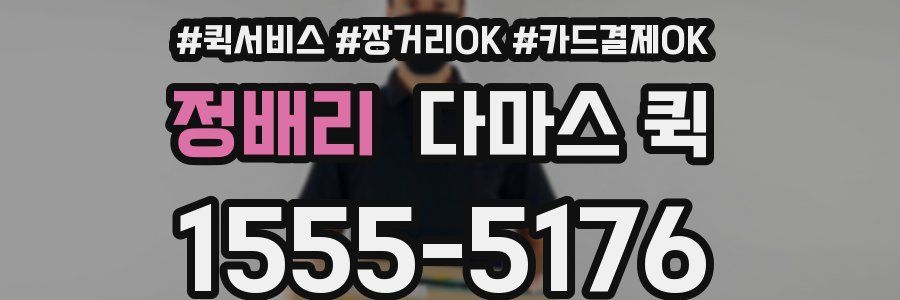 정배리 다마스 퀵