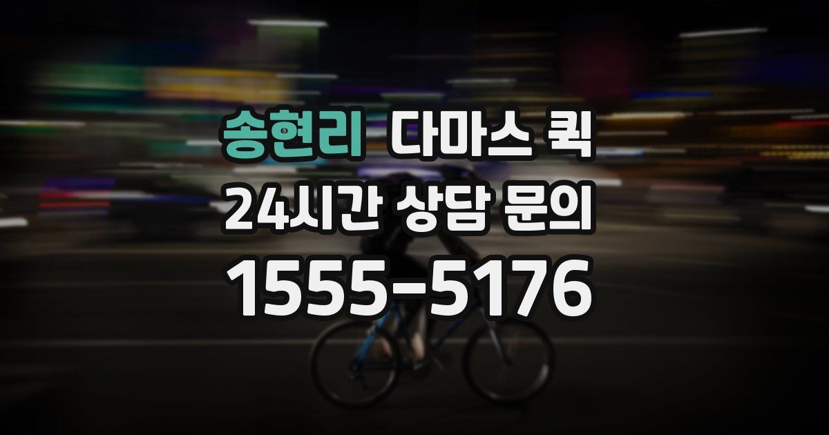 송현리 다마스 퀵