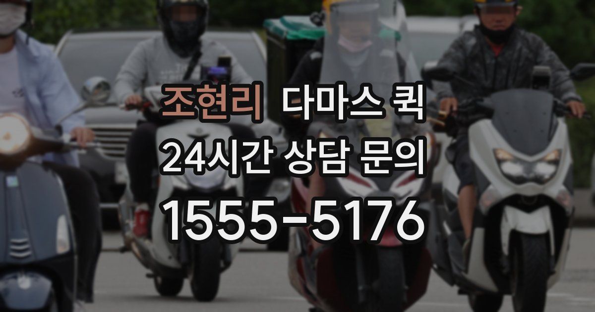 조현리 다마스 퀵