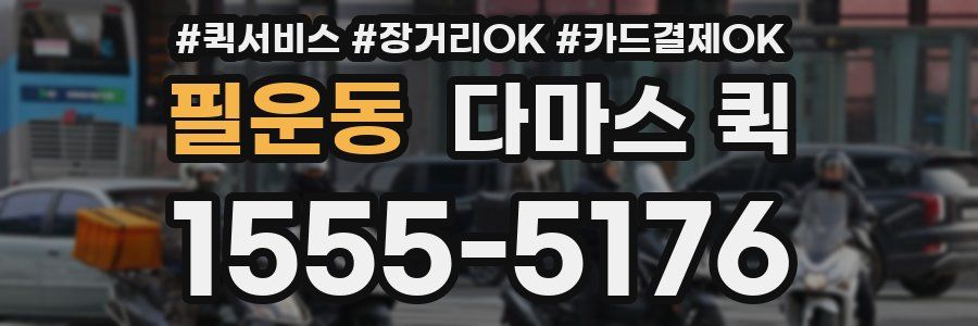 필운동 다마스 퀵