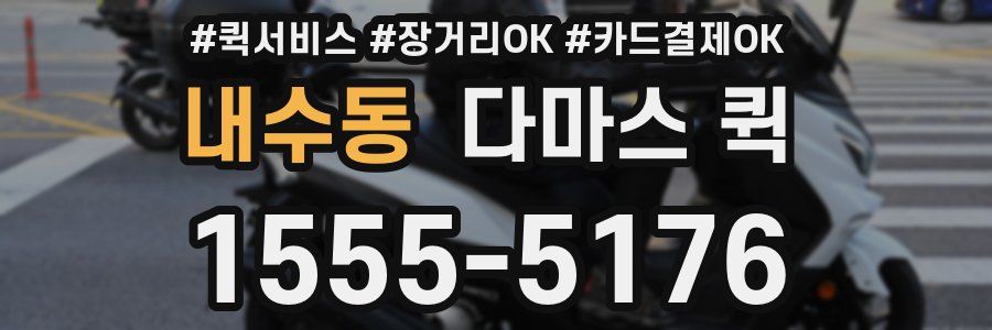 내수동 다마스 퀵