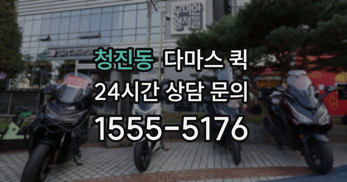 청진동 다마스 퀵