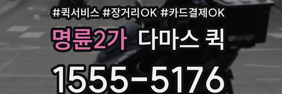 명륜2가 다마스 퀵