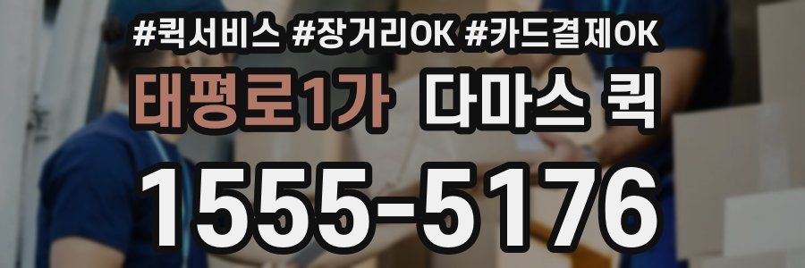 태평로1가 다마스 퀵