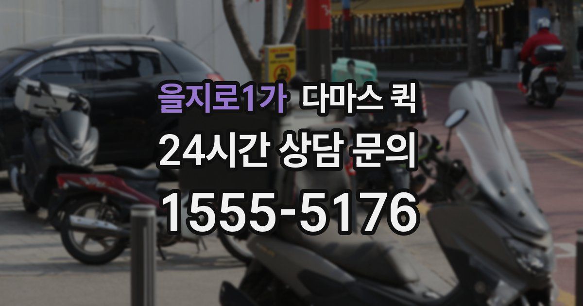 을지로1가 다마스 퀵