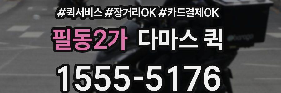 필동2가 다마스 퀵
