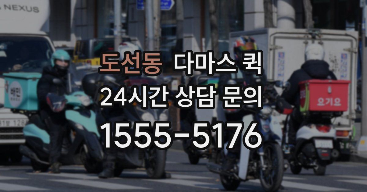 도선동 다마스 퀵