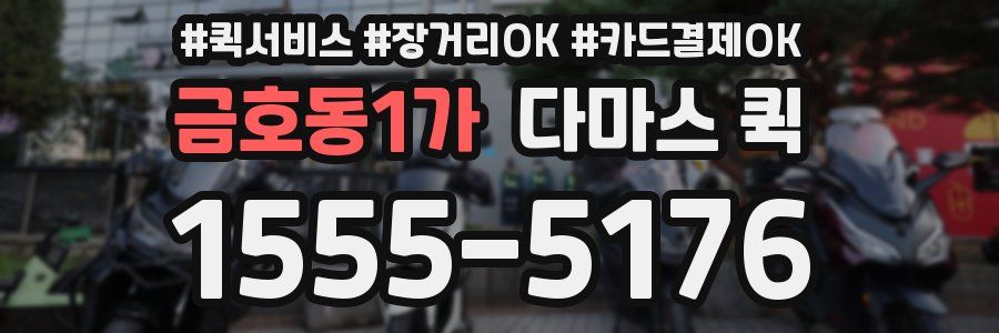 금호동1가 다마스 퀵