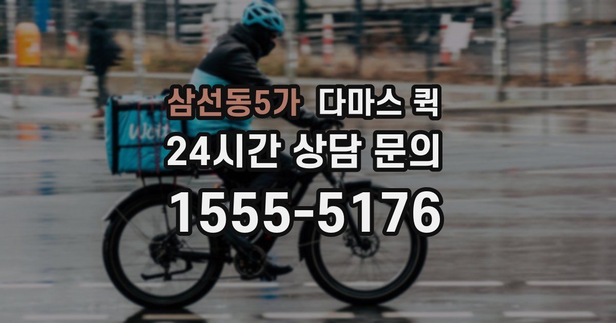 삼선동5가 다마스 퀵