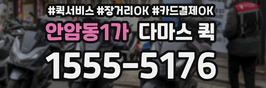 안암동1가 다마스 퀵