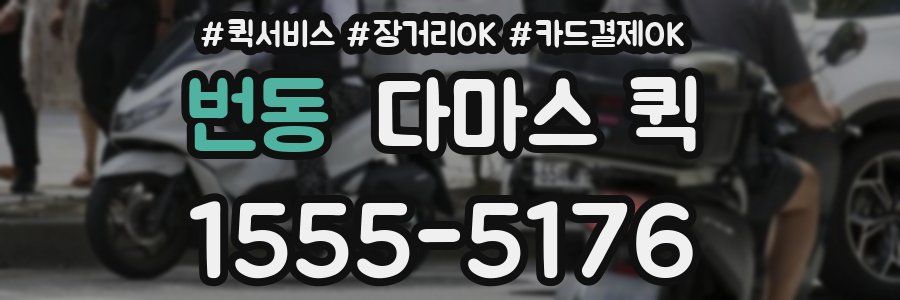 번동 다마스 퀵