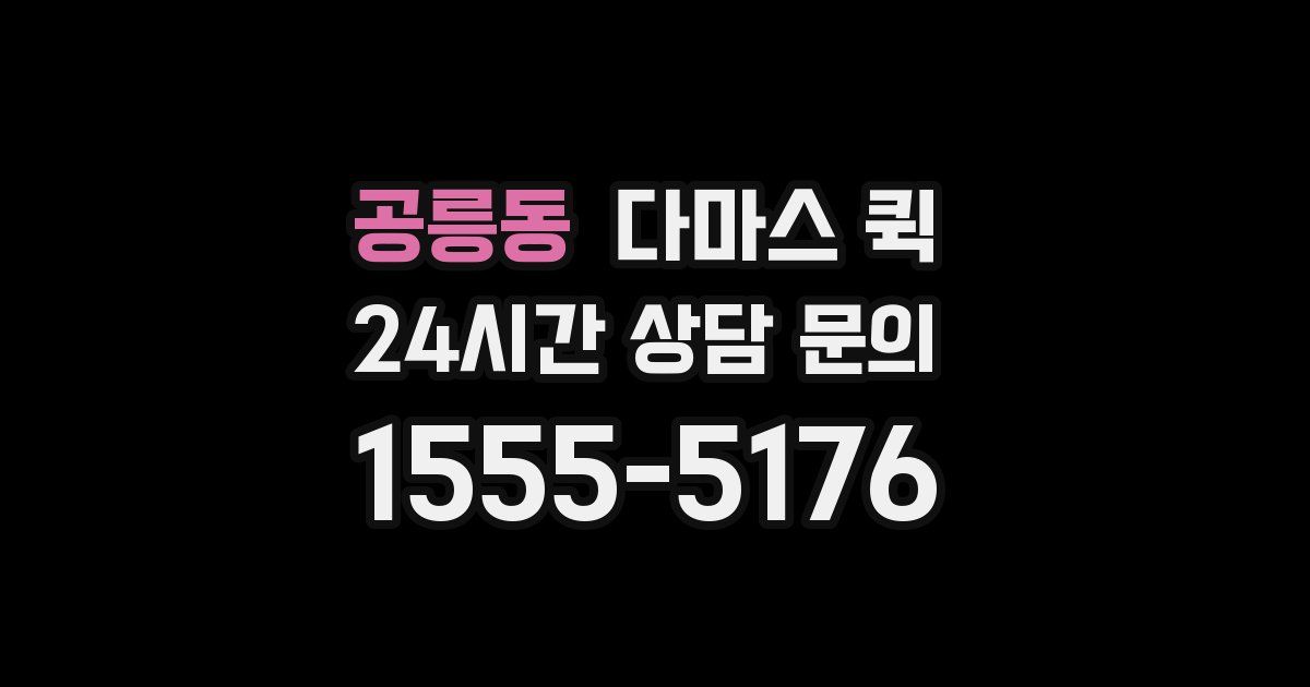 공릉동 다마스 퀵